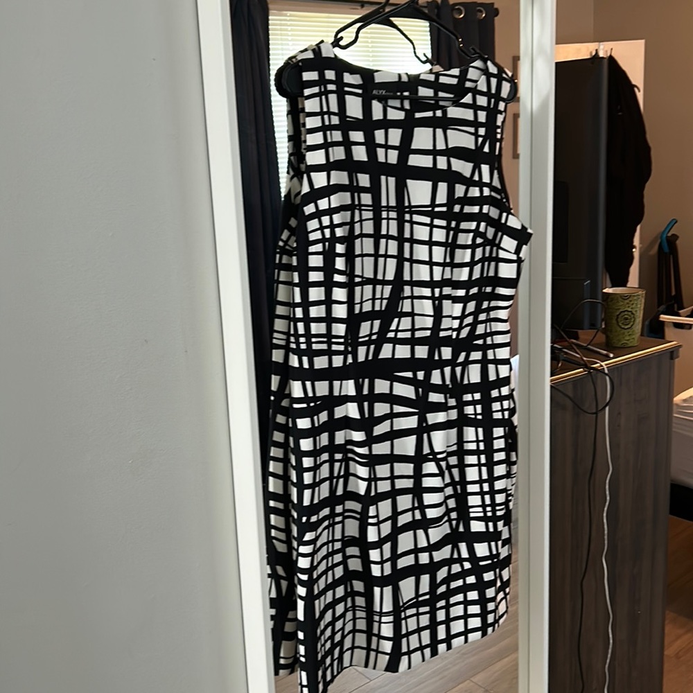 Black and white dress